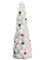 Allstate 24" White Whimsical Snowball Glitter Tabletop Christmas Topiary Tree - Unlit
